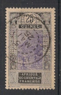 GUINEE - 1922-26 - N°YT. 89 - Gué à Kitim 25c Gris Et Violet - Oblitéré / Used - Gebruikt
