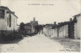 85 - LA GARNACHE - T.Belle Vue Animée De La Rue De La Chapelle ( Charcutier ) - Other & Unclassified