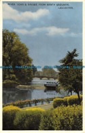 R098135 River Soar And Bridge From Abbey Grounds. Leicester. Dennis. 1962 - World