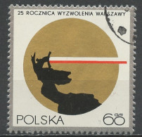 Pologne - Poland - Polen 1970 Y&T N°1836 - Michel N°1986 (o) - 60g  Libération De Varsovie - Gebraucht