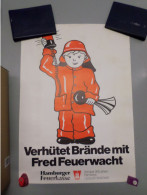Poster - Hamburger Feuerkasse - Werbeposter - Bild - 85x60 - Andere & Zonder Classificatie
