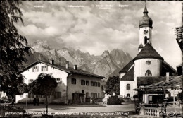 CPA Garmisch Partenkirchen In Oberbayern, Mohrenplatz, Zugspitzgruppe - Other & Unclassified