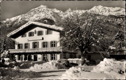 CPA Garmisch Partenkirchen In Oberbayern, Hotel Bernrieder Hof, Winter - Other & Unclassified
