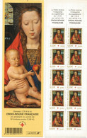 FRANCE.Tableau Du Peintre Flamand Hans Memling "Vierge à L'Enfant". Noël 2005. Carnet Entier Neuf **BC 3840 (10 Timbres) - Rotes Kreuz