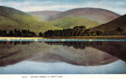 R097635 Natures Mirror. St. Marys Loch. Lilywhite. 1961 - World