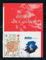 France 2007 - 4001B Timbre Adhésif Année Chinoise Cochon Personnalisé Logo Dallay- Oblitéré - Oblitérés