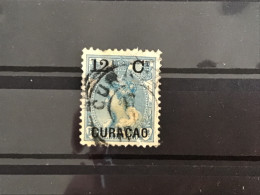 Curaçao 1902 12 1/2c On 12 1/2c Ultramarine Used SG 51 NVPH 26 Sc 45 - Curacao, Netherlands Antilles, Aruba
