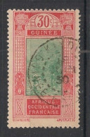 GUINEE - 1922-26 - N°YT. 91 - Gué à Kitim 30c Rouge-brique Et Vert - Oblitéré / Used - Usados