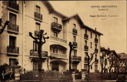 CPA Biarritz Pyrénées Atlantiques, Hotel Britannia - Autres & Non Classés