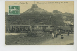 AUVERGNE - Station Du Tramway Au Sommet Du PUY DE DOME (carte Glacée) - Other & Unclassified