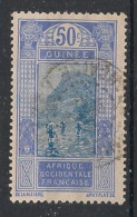 GUINEE - 1922-26 - N°YT. 92 - Gué à Kitim 50c Outremer - Oblitéré / Used - Used Stamps