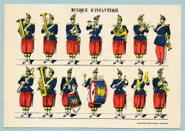 Musique D'Infanterie - Imagerie Pellerin - Epinal - Uniformi