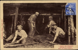 CPA Miners-Serie, Kohleschlachtung In Einem Mittleren Flöz - Other & Unclassified