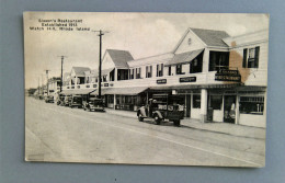 SISSON'S RESTAURANT ESTABLISHED 1913 - WATCH HILL RHODE ISLAND (Restaurant, Automobiles...Cars...) - Autres & Non Classés