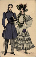 Artiste CPA Rouillier, Geschichte Der Französischen Tracht, Restaurierung Um 1826 - Costumes