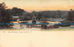 R097653 Place Fountain Central Park. N. Y. No 3022 - World