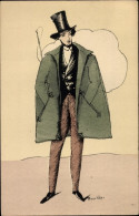 Artiste CPA Rouillier, Geschichte Der Französischen Tracht, Restaurierung – 1842 - Kostums