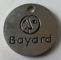 Jeton De Caddie - Presse - BAYARD - Entreprise De Presse écrite Et Audiovisuelle Française - En Métal - Neuf - (1) - - Trolley Token/Shopping Trolley Chip