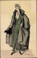 Artiste CPA Rouillier, Geschichte Der Französischen Tracht, Restaurierung – 1830 - Costumes