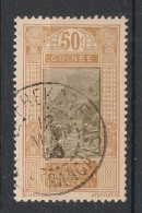 GUINEE - 1922-26 - N°YT. 93 - Gué à Kitim 50c Bistre - Oblitéré / Used - Used Stamps