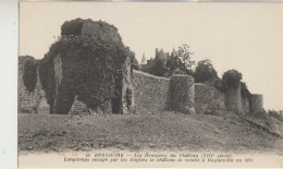 Bressuire  79  Carte Non Circulé- Les Remparts Du ( Chateau -XIIIe Siecle)Longtemps Occupé Par Les Anglais Se Rendit En - Bressuire