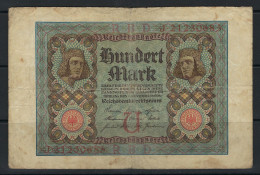 Germany 100 Mark 01.11.1920 Banknote P-69b Circulated With Fold - 100 Mark