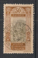 GUINEE - 1922-26 - N°YT. 93 - Gué à Kitim 50c Bistre - Oblitéré / Used - Gebruikt