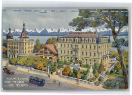 10849804 Neuchatel NE Neuchatel Hotel Terminus Hotel Des Alpes Tram * Neuchatel - Sonstige & Ohne Zuordnung