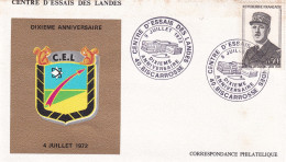 1er Jour, Centre D'Essais Des Landes - 1970-1979