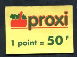 Jeton Carton D'épicerie Années 80/90 "Proxi / 1 Point = 50F" Bon De Nécessité - Bonds & Basic Needs