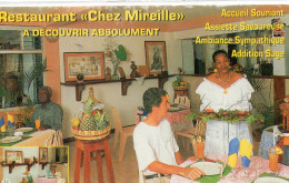 Sainte-Anne Animée Restaurant "Chez Mireille" Barrière Lacroix DOM TOM - Andere & Zonder Classificatie
