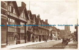 R097100 The Shakespeare Hotel And Guild Chapel. Stratford On Avon. Valentine. Ph - World