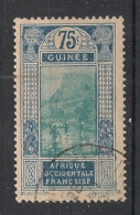 GUINEE - 1922-26 - N°YT. 96 - Gué à Kitim 75c Bleu - Oblitéré / Used - Used Stamps