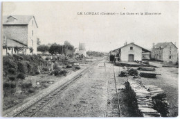 C. P. A. : 19 : LE LONZAC : La Gare Et La Minoterie - Other & Unclassified