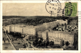 CPA Indiana USA, Französisch Lick Springs Hotel - Autres & Non Classés