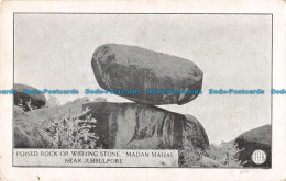 R097690 Poised Rock Or Wishing Stone. Madan Mahal Near Jubbulpore - World