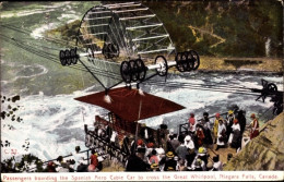 CPA Canada Passengers Bording The Spanish Aero Cable Car To Cross The Great Whirlpool, Niagara Falls - Sonstige & Ohne Zuordnung