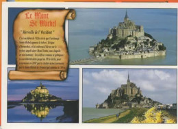 LE MONT ST MICHEL, MULTIVUE COULEUR  REF 16467 - Le Mont Saint Michel