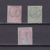 JAMAICA 1889, SG #27-29, CV £45, MH - Jamaïque (...-1961)