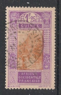 GUINEE - 1927-33 - N°YT. 112A - Gué à Kitim 1f25 Violet - Oblitéré / Used - Usati