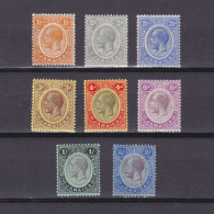 JAMAICA 1912, SG #59-66, CV £43, Part Set, MH/NG - Jamaïque (...-1961)