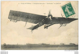 CAMP DE CHALONS L'AEROPLANE MONOPLAN ANTOINETTE EN PLEIN VOL - ....-1914: Precursori