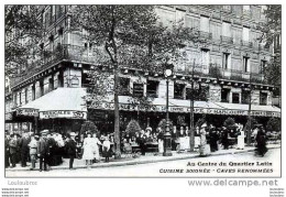 75 PARIS CAFE D'HARCOURT AU CENTRE DU QUARTIER LATIN CUISINE SOIGNEE CAVES RENOMMEES - Pubs, Hotels, Restaurants