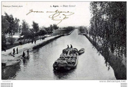 47 AGEN PONT CANAL PENICHE EDIT PERRET  1903 - Agen
