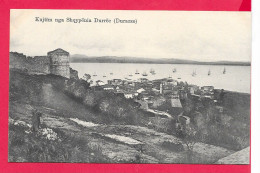 Cpa Albanie, Kujtim Nga Shqypënia Durrëc (Durazzo), Photo De Marubbi,Scutari, Belle Carte Dos Vierge,  Voir Scanne - Albanie