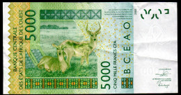 Billet Bank Note 5000 CFA XOF Banque Centrale Des Etats De L'Afrique De L'Ouest  BCEAO 2003 - Otros – Africa