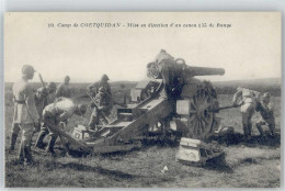 51006311 - Camp De Coetquidan, Mise En Direction Dun Canon - War 1914-18