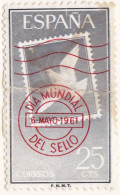 1961 - ESPAÑA - DIA MUNDIAL DEL SELLO - EDIFIL 1348 - Used Stamps