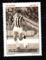 2021 - Tunisie - Hamadi Agrebi, Le Magicien Du Football Tunisien - Football - Série Complète 1v.MNH** - Tunisie (1956-...)