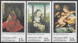 1978 Australia Christmas 3v. MNH SG. N. 696/98 - Other & Unclassified